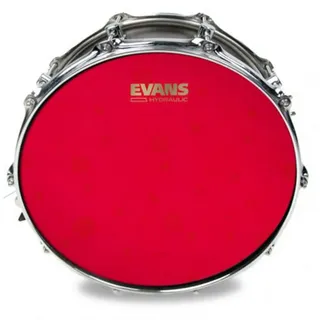 Evans Hydraulic Red Coated Snare Fell 14 Zoll | Evans Hydraulic Felle bieten tiefen Klang, kurzes Sustain, einfaches Stimmen und kontrollierte Obertöne für Rock, Metal und.