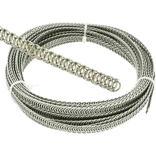Eloja® 10 Meter Spiralfedern Korsettstäbe Korsagenstäbe Spiralbandstahl Korsage Korsett 12 mm Edelstahl