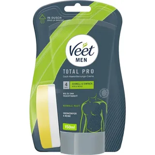 Veet Men Dusch-Haarentfernungscreme Power Effect für Männer, 150 ml