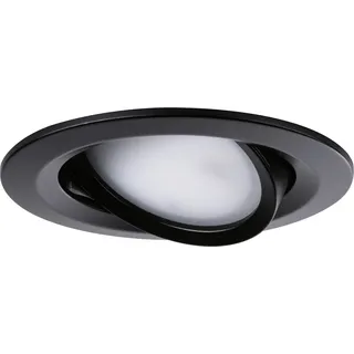 Paulmann Einbauleuchte 3er Set rund schwenkbar Schwarz matt 94471