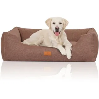 Knuffelwuff Hundebett Lotte XXL 120 x 85 cm lichtbraun