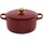 22 cm rund cocotte red