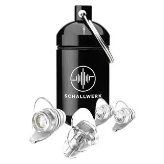 Schallwerk Ohrstöpsel Strong+ Daily, SNR 23 dB, zum Arbeiten und Reisen, 1 Paar