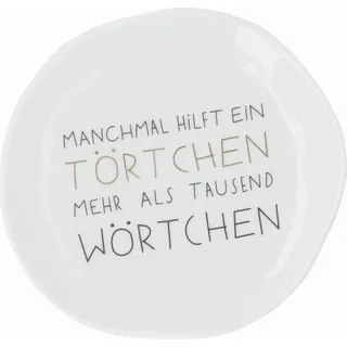 räder Teller Törtchen 14 cm Weiß