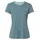 Essential T-Shirt für Damen in Nordic Blue Größe 34 Schnelltrocknendes pflegeleichtes Sport Shirt Atmungsaktives Outdoor T-Shirt mit Rundhals Ideal für Fahrradreisen Wandern Trekking