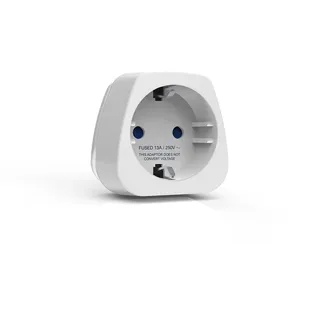TravelBlue Europa an UK Travel Adaptor - geerdet