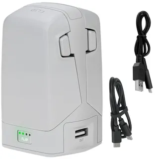 Flip Drone Akku-Ladegerät, Zwei-Wege-Ladehub Drohnen-Akkus USB-Ladestation für DJI Flip, Zwei Akkus Nacheinander Aufladen, Drohnen-Zubehör (ohne Akku