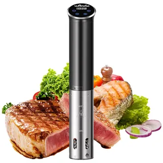 Sous Vide, Wancle Sous Vide Garer Sous Vide Stick 1100W Präzise Temperaturregelung, IPX7 Wasserdicht, Kompaktes Design, Einfache Bedienung