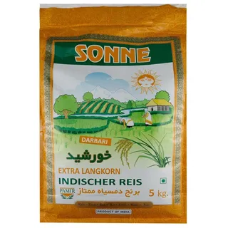 sonne darbari Khorshid Sonne Darbari Extra Langkorn Reis 5 Kg