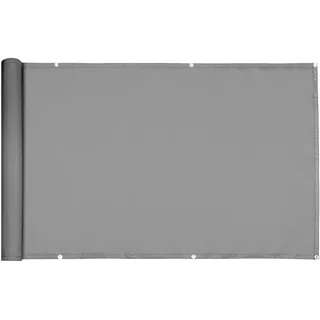 DETEX Balkonverkleidung 500 x 90 cm grau Polyester