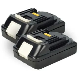 EXTENSILO 2x Akku kompatibel mit Klauke ESG 85-L, ESGM 45, ESG 55, ESM 25 IS VDE, ESG 55-L, ESM 35 ISM VDE, ESG 85 Werkzeug (2500 mAh, Li-Ion, 18 V) - Schwarz
