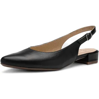 ARA Paris Slingpumps Leder Schwarz 37