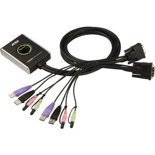 ATEN KVM-Switch DVI + USB + Audio CS682 2-Port