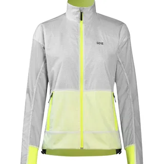 Gore Wear GORE Women's Drive Jacke Damen, white/neon yellow 38