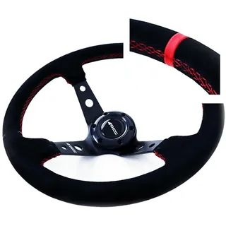 Occ Motorsport OCCVOL006 Sportlenkrad 32x29mm 350mm Leder Aluminium