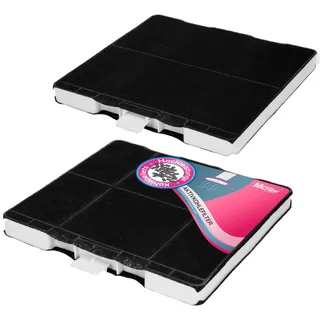 McFilter I 2x Aktivkohlefilter für Dunstabzugshaube geeignet für Kohlefilter Bosch 00705431, 11026769, DHZ5326, Siemens LZ53250, LZ53251, LZ53650, Neff Z5101X1, Z5101X5, Z5105X5 Filter für Abzugshaube