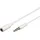 Audiokabel 181-0100 mini 5mm-Klinken-Stecker 5mm-Klinken-Buchse 1m weiß 62360