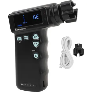 Smart Guitar Tuner 2 In 1 Gitarren Auto Tuner LCD-Display Multifunktionaler Elektrischer Saitenwickler für Automatische E-Gitarren-Ukulelen