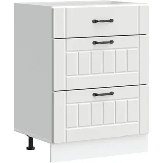 vidaXL Unterschrank Lucca 0 x 0 x 0 cm Weiß