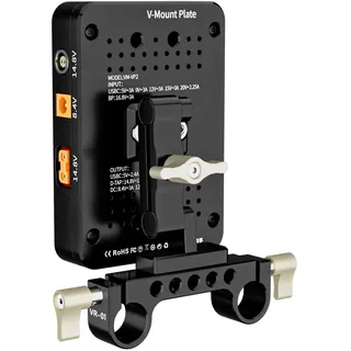 ZTIANFOTO ZGCINE VP2 Kit3 V-Mount Batterieplatte USB-C PD Lemo D-tap BP Ausgang/Eingang Adapterplatte Batteriehalter für BMPCC 4K 6k RED DSLR-Kameras Camcorder Batteriehalter.