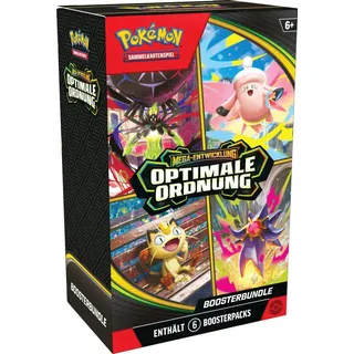 Pokémon Mega-Entwicklung Optimale Ordnung DE 6 Boosterpacks