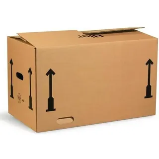 TRANSPAK AG Umzugskarton Wellpappe L650xB350xH370mm zweiwellig braun