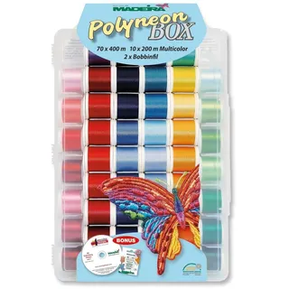MADEIRA Polyneon Box Nr.8085, Stickgarn für Stickmaschine