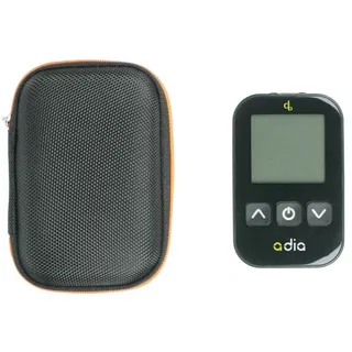 caseroxx Blutzuckermessgerät Blutzuckermessgerät Tasche für Adia schwarz