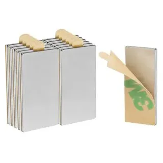 ECENCE Neodym Magnete 20 Stck. - Klebe-Magnete selbstklebend - 20x10x1mm - hochwertige NiCuNi-Beschichtung - Scheibenmagnete