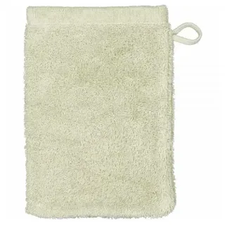 Waschhandschuh Lifestyle 16 x 22 cm Baumwolle Grün Hellgrün