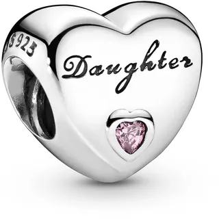 Pandora Tochter Herz Charm Silber 791726PCZ
