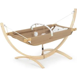 Evila Originals, Baby Hammock - Brown, Kinderbetten, Babyhängematte, Braun, Buche, 147 x 66 x 62 cm - Braun
