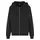 Fluffy Reißverschlusspullover Black XL