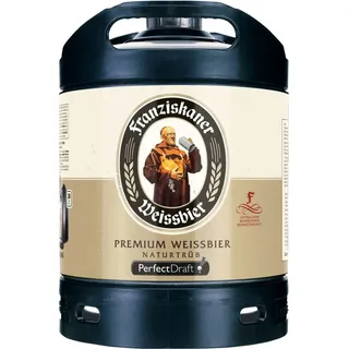 Franziskaner Hefe Weissbier 6 l Fass für Perfect Draft Bierzapfanlage