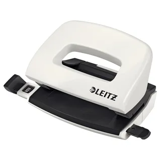 Leitz Locher Mini NeXXt WOW Min, 10 Blatt, perlweiß