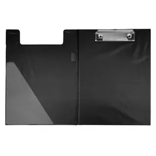 D.RECT 009565 Klemmbrettmappe A5 aus Kunststoff schwarz