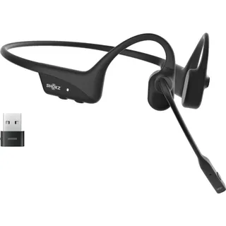 Shokz OpenComm2 UC (USB-A Dongle) Knochenschall-Headset schwarz