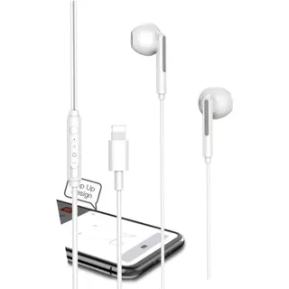 COFI 1453 COFI In-Ear iPhone Kopfhörer Headset Ohrhörer mit Fernbedienung und Mikrofon für iPhone weiß - Weiß