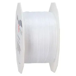 Präsent Geschenkband Polyester weiß 10 mm x 25 m