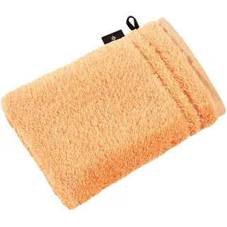 Waschhandschuh 16 x 22 cm apricot