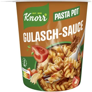 Knorr Gulasch-Sauce Pasta Pot, leckere Instant Nudeln 60 g