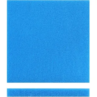 Wiltec Filtermatte Schaumstoff 50 X 50 X 3 cm grobe Porung 10 ppi für Teichfilter Aquarienfilter Aquarium Filter Außenfilter Wasser