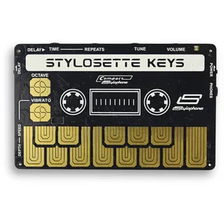 Stylophone Stylosette - Touch Keyboard x Cassette - The Mini Synth Musical Instrument | Electronic Synthesizer Keyboard | Cassette Stylophone Instrument Synth