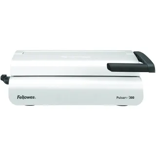 Fellowes Pulsar+ Bindemaschine mit Aufbewahrung – Stanzt 20 Blatt, bindet bis zu 300 – Manuelle Plastikbindemaschine für A4 – Inkl. 10 Klarsichtdeckel – Ideal für Zuhause oder kleines Büro