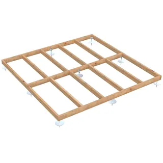 Palmako Fundament 300 x 300 cm imprägniert Braun