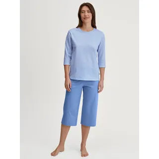 CALIDA Lovely Nights Capri-Pyjama Blau 44/46