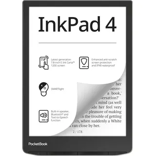 PocketBook InkPad 4 32 GB Stardust Silver (DACH-Version)