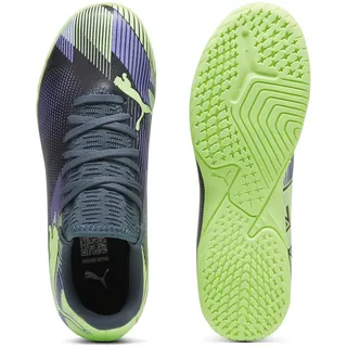 Unisex Kinder Future 7 Play It Jr Soccer Shoe, Gray Skies Elektro Purple Fizzy Apple Puma White, 31 EU - 31 EU