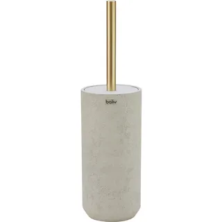 baliv Cosy Cave trend WC-Bürstenhalter Beton Grau-Gold