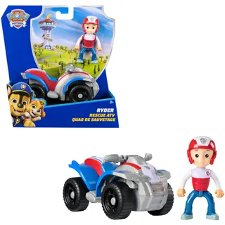 Spin Master PAW Patrol - Rettungs-Quad mit Ryder Spielfigur, Spielfahrzeug